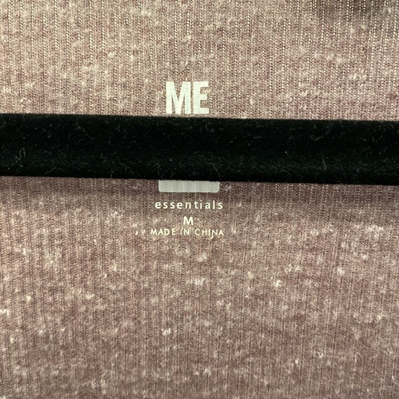 pacsun longsleeve ruched purple top - Picture 5 of 5